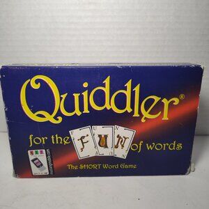Quiddler Card Game; For The Fun Of Words The Short Word Game 100% COMPLETE